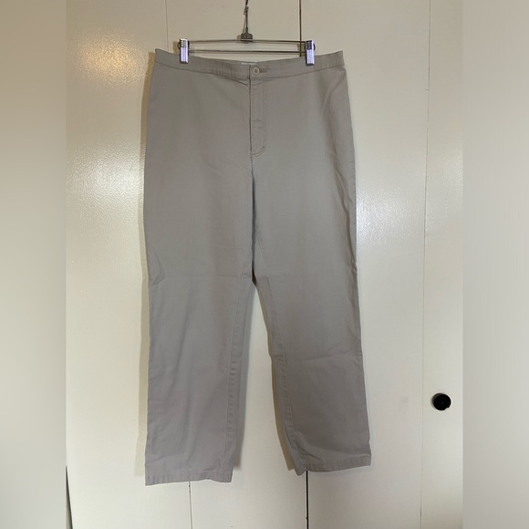 Khaki Wide-leg Pants - Picture 2 of 5